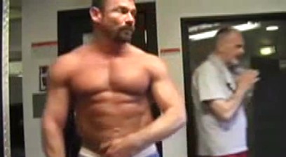 Hot Older Bodybuilder In The Locker Room