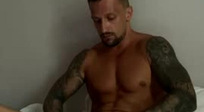 Alex C cumshot in condom