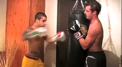 Pierre Fitch and Marco Beltrane Boxing Training