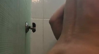 Riding a big cock in the bathroom