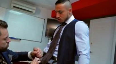 Muscle gay anal sex and cumshot
