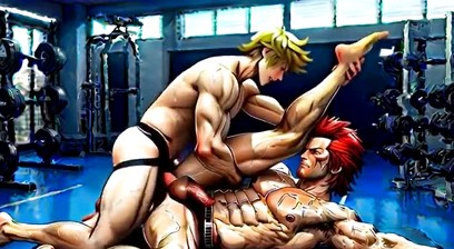 Muscles Penis Into Man Ass Fucked
