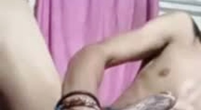 Asian straight shows his asshole