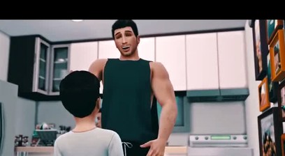 The Step Dad Next Door - SIMs 4 Cartoon