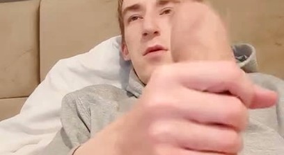 Skinny collage lad with skinny bum and massive cock twink