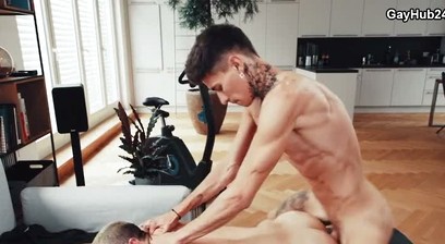That big cock in his opened hole feels like heaven american