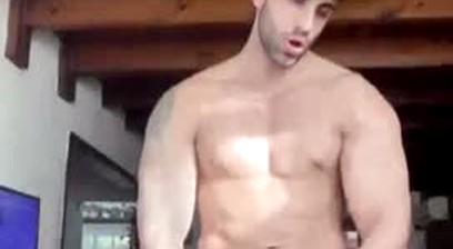 Facundo Antunes Jacking Off And Eating His Cum
