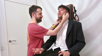 PSMTickling - Straight Guy Fer Gets Locked In The Stocks For Helpless Tickling
