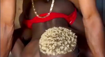 Two horny black boys have sex